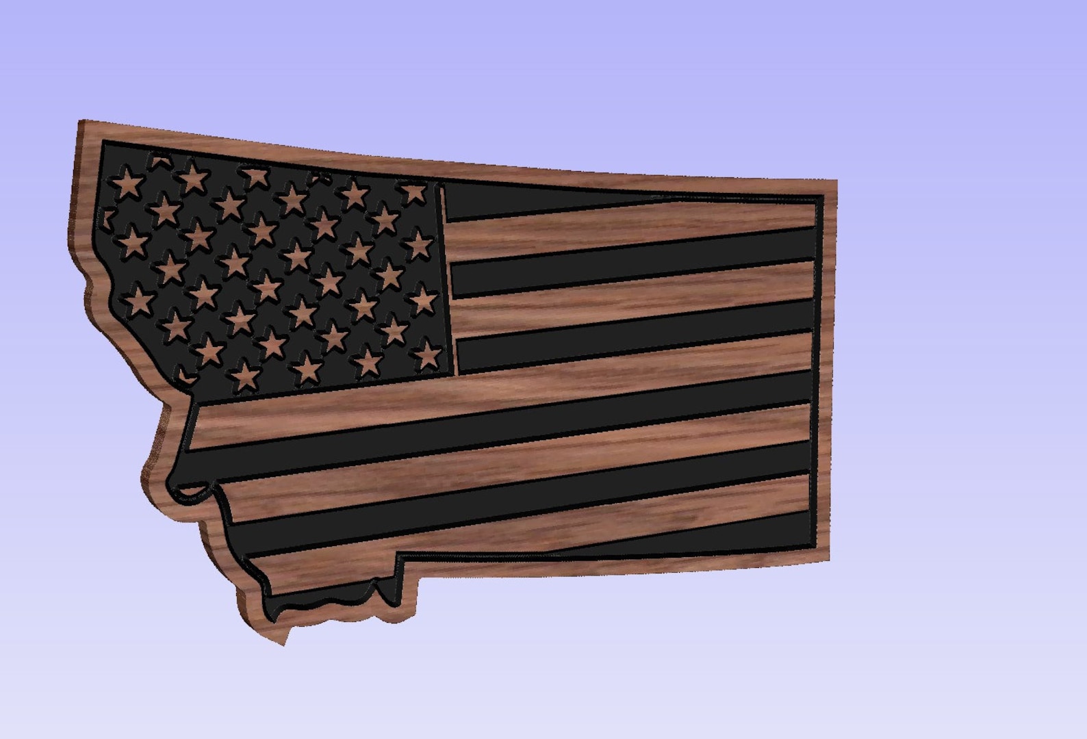 Montana State American Flag Design Digital Download Home and - Etsy