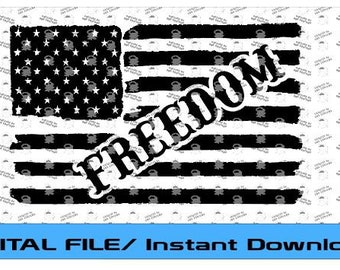 American FLAG SVG, Freedom svg, 'Merica svg, Multiple Designs, God Bless the USA (Digital File Only) Support the Second Amendment!