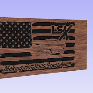 LSX haciendo Hotrods Grande otra vez! 1996 Camión SVG (sólo archivo digital)