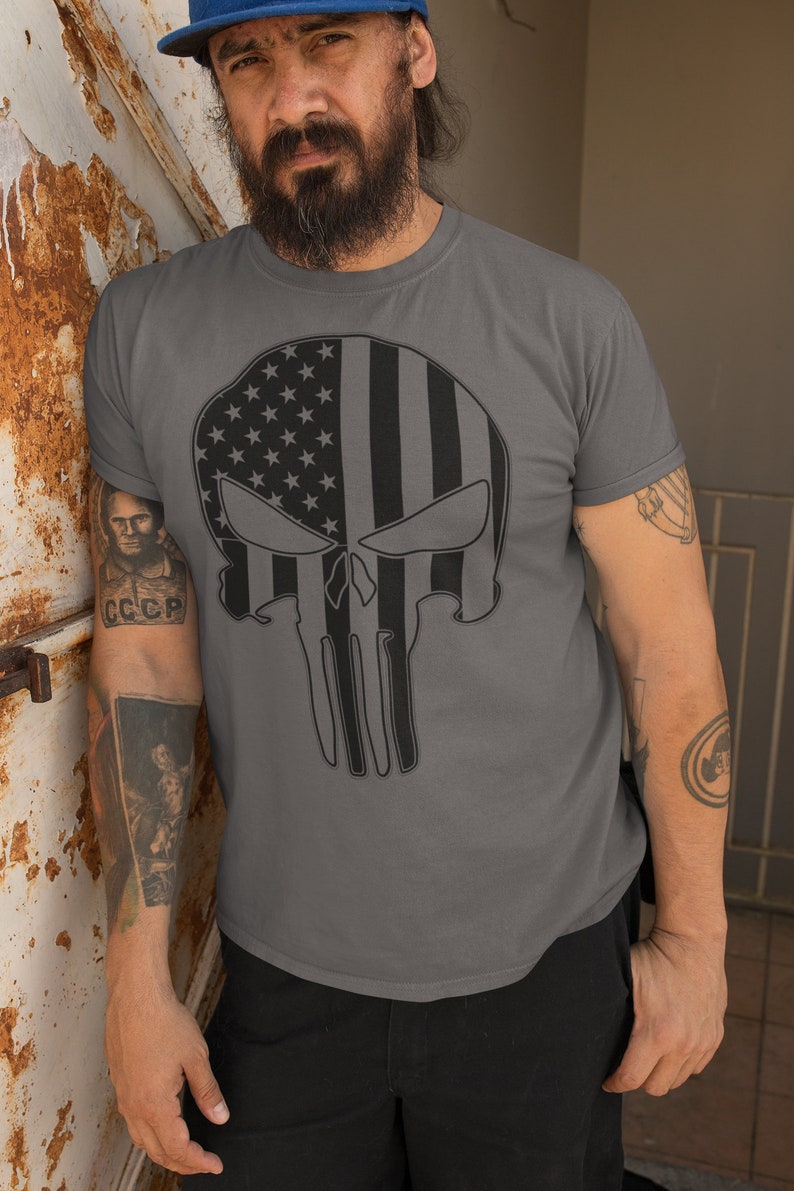 Free Free American Flag Punisher Svg 691 SVG PNG EPS DXF File