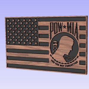 POW-MIA American Flag svg, Prisoners of War svg, Patriotic US Flag design.