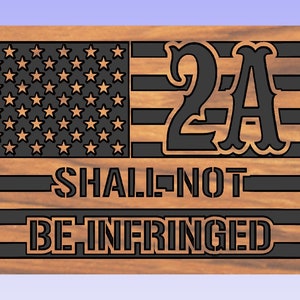 Shall Not be Infringed 2nd Amendment digital design.  Support the Second Amendment!