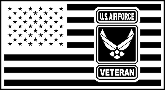 Download Us Flag Usaf Veteran Svg Digital File Only Etsy