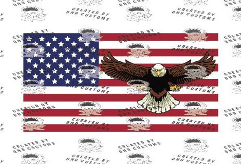 American Eagle SVG, Patriotic Flag, US American Flag Sublimation Bald Eagle SVG, Support the Second Amendment and Protect The 2nd Amendment image 1