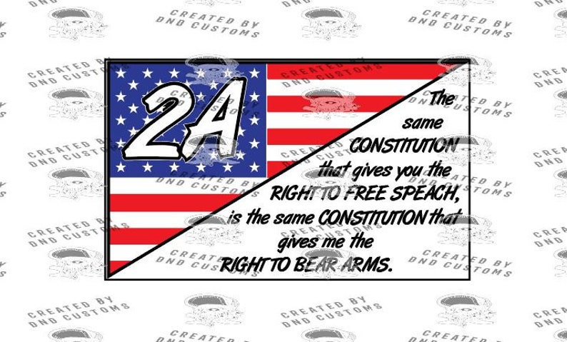 Download 2nd Amendment US Flag Constitution SVG Digital File Only ...