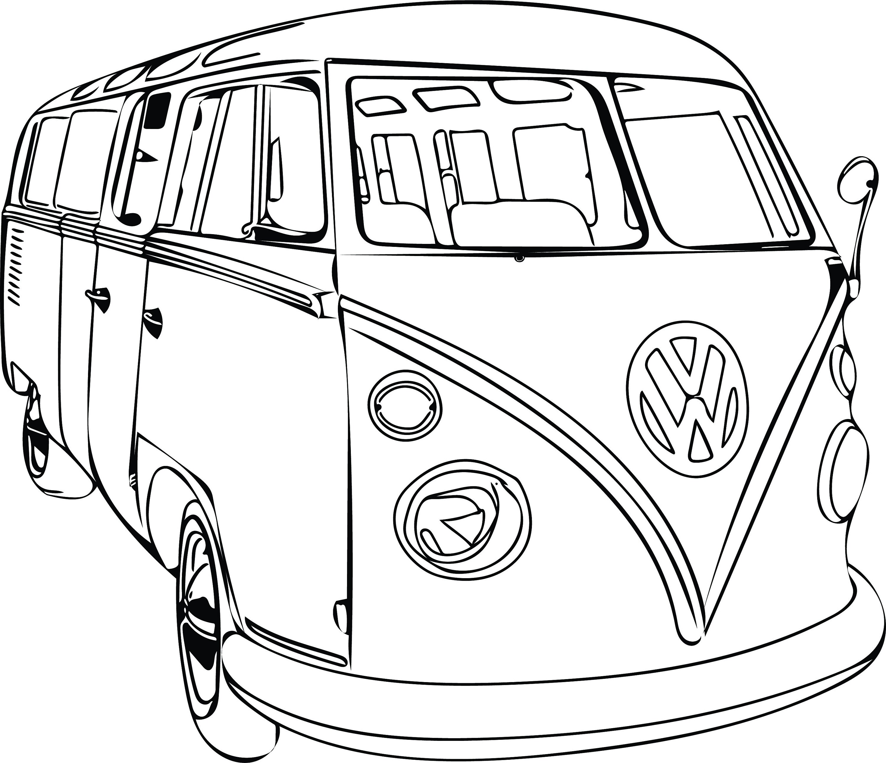 Download Vw Bus Svg T1 Hippie Bus Volkswagen Svg Bus Flower Power Bus Etsy