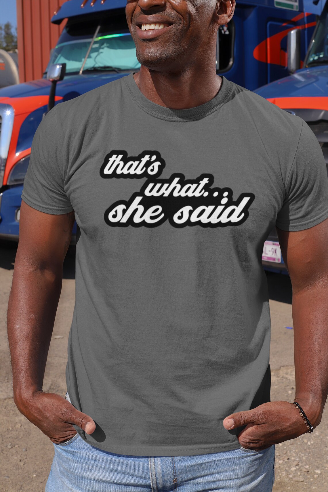 That's What She Said. Funny Decal and Sticker Design. - Etsy