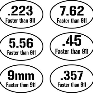 Faster than 911, .223 5.56, 7.62, .45, 9mm .357, Multiple Designs, Pro 2nd Amendment, Support the 2nd Amendment and Defend Yourself!