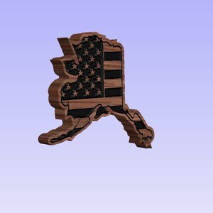 Alaska State American Flag Design, digital download, home and or wall decoration, office, Cricut