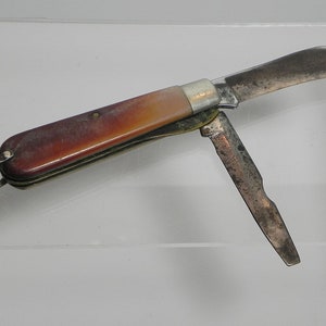 Vintage Pocket Knife Marked HOLUB, Sycamore, USA
