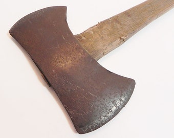 Vintage Kelly True Temper Flint Edge Marked Double Bit Axe