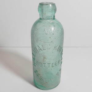 Antique Kuebler Blob Top Beer Bottle From Easton PA