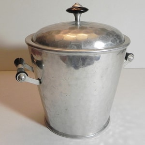 Hammered Aluminum Ice Bucket