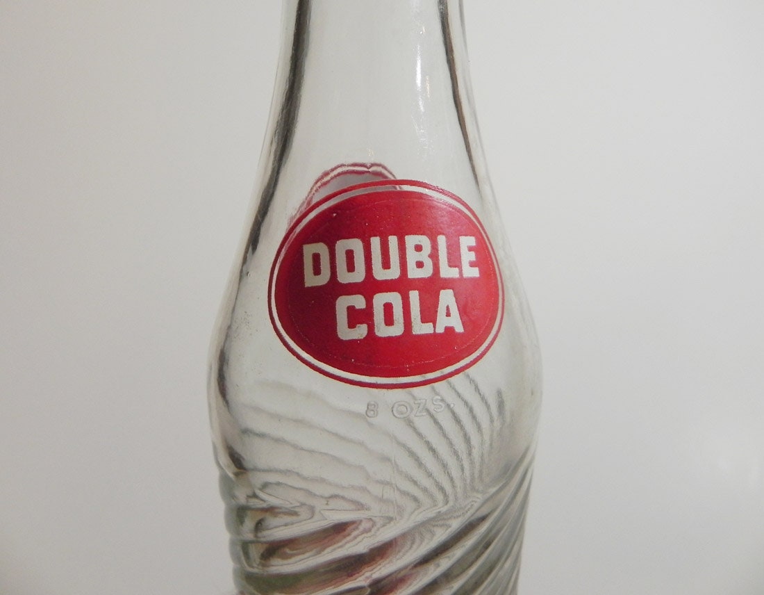 1968 Double Cola Soda Bottle - Etsy