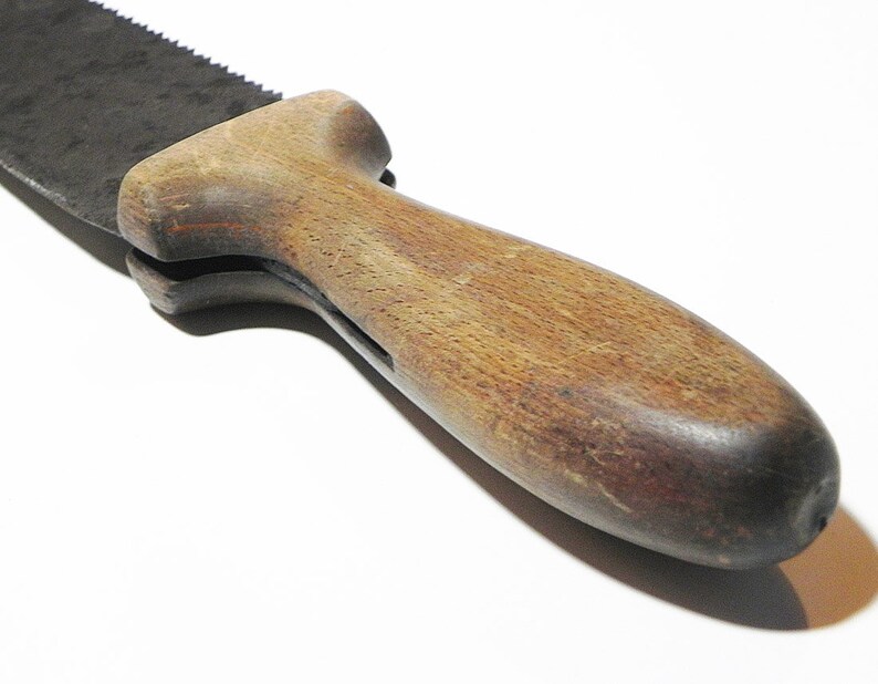 Large 1800's Saw Tooth Butcher Knife Etsy