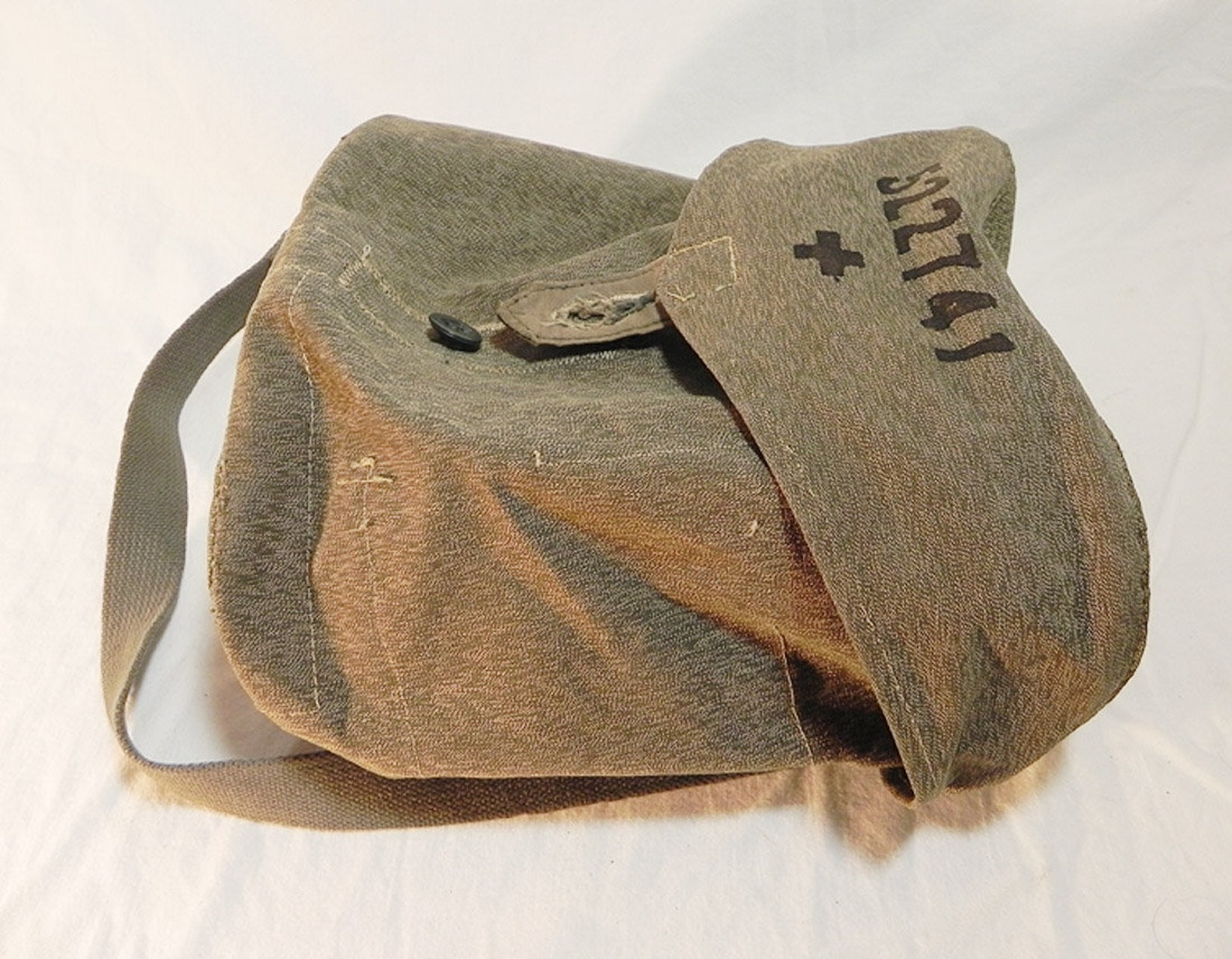 West German Military Bag / Pouch With Strap Etsy
