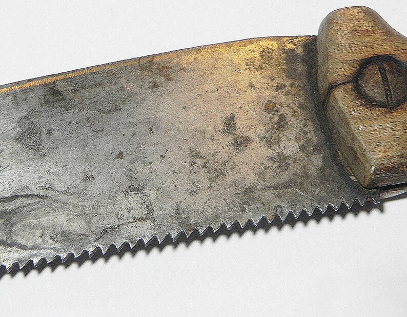 Large 1800's Saw Tooth Butcher Knife Etsy