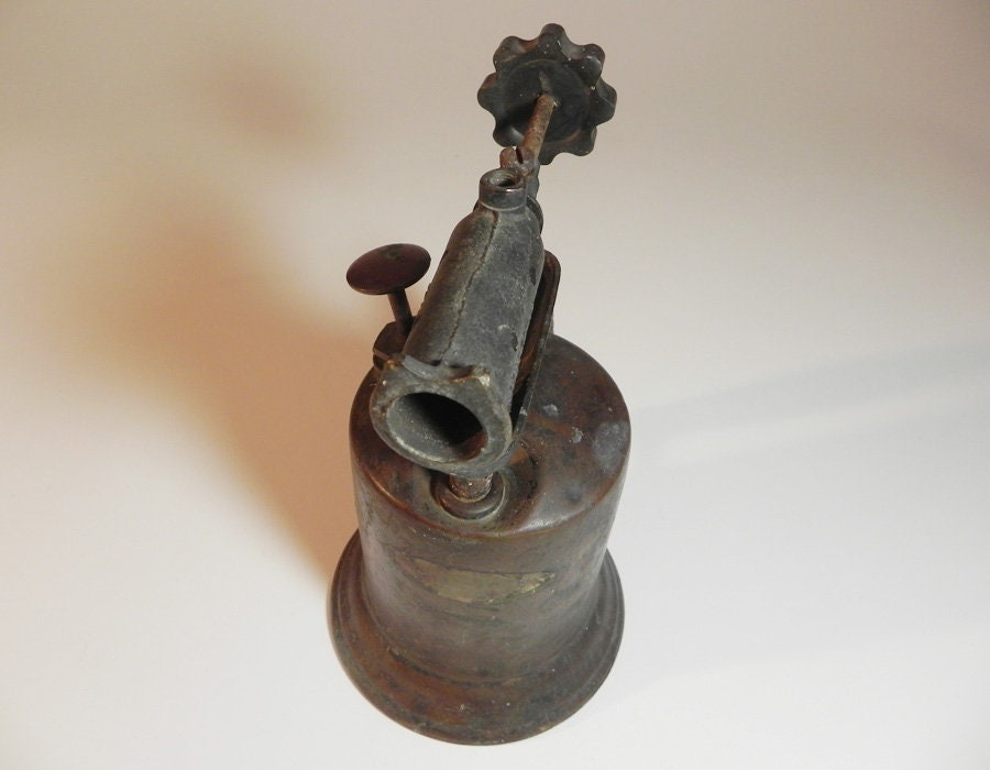 Vintage Brass Blow Torch - Etsy