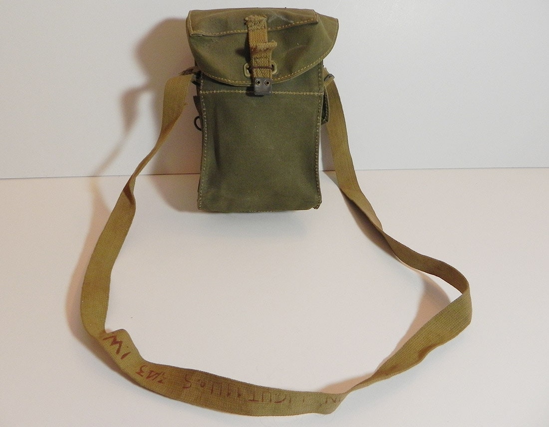 1943 Issue WW2 British Gas Mask Bag Etsy