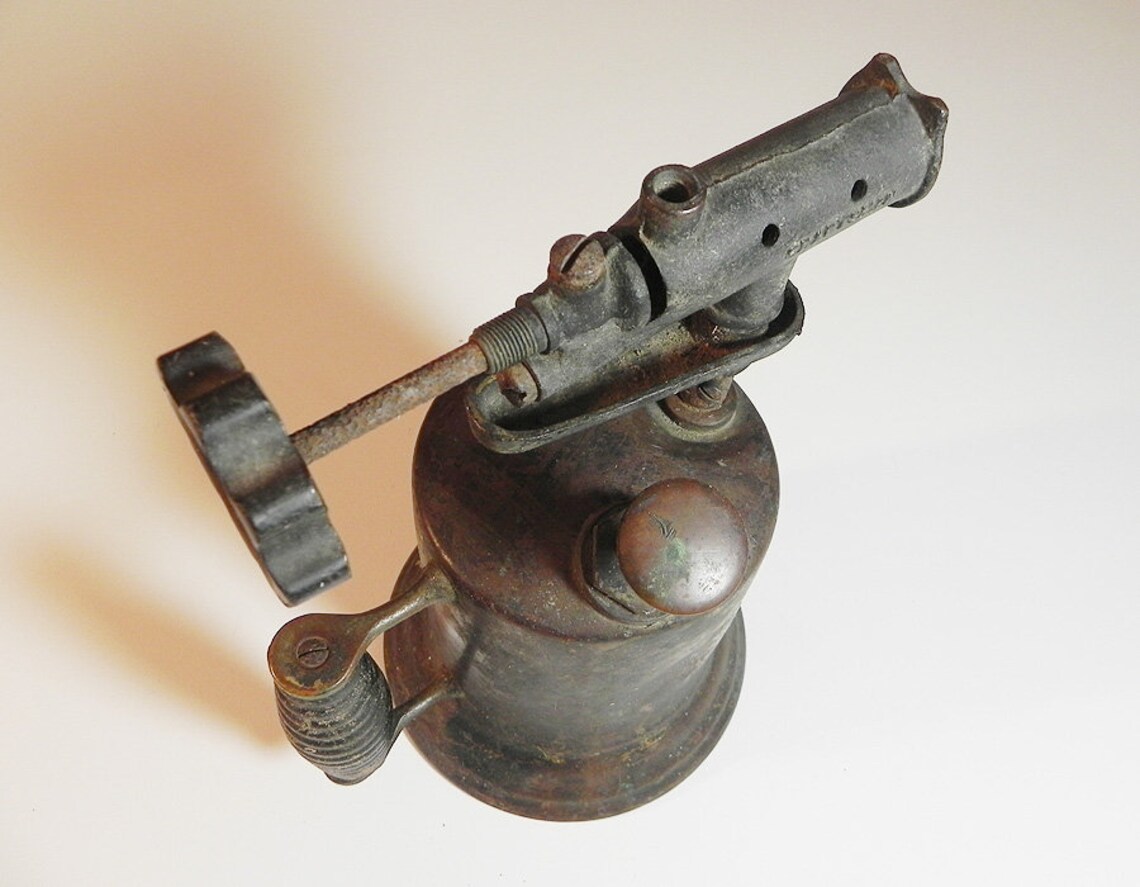 Vintage Brass Blow Torch - Etsy