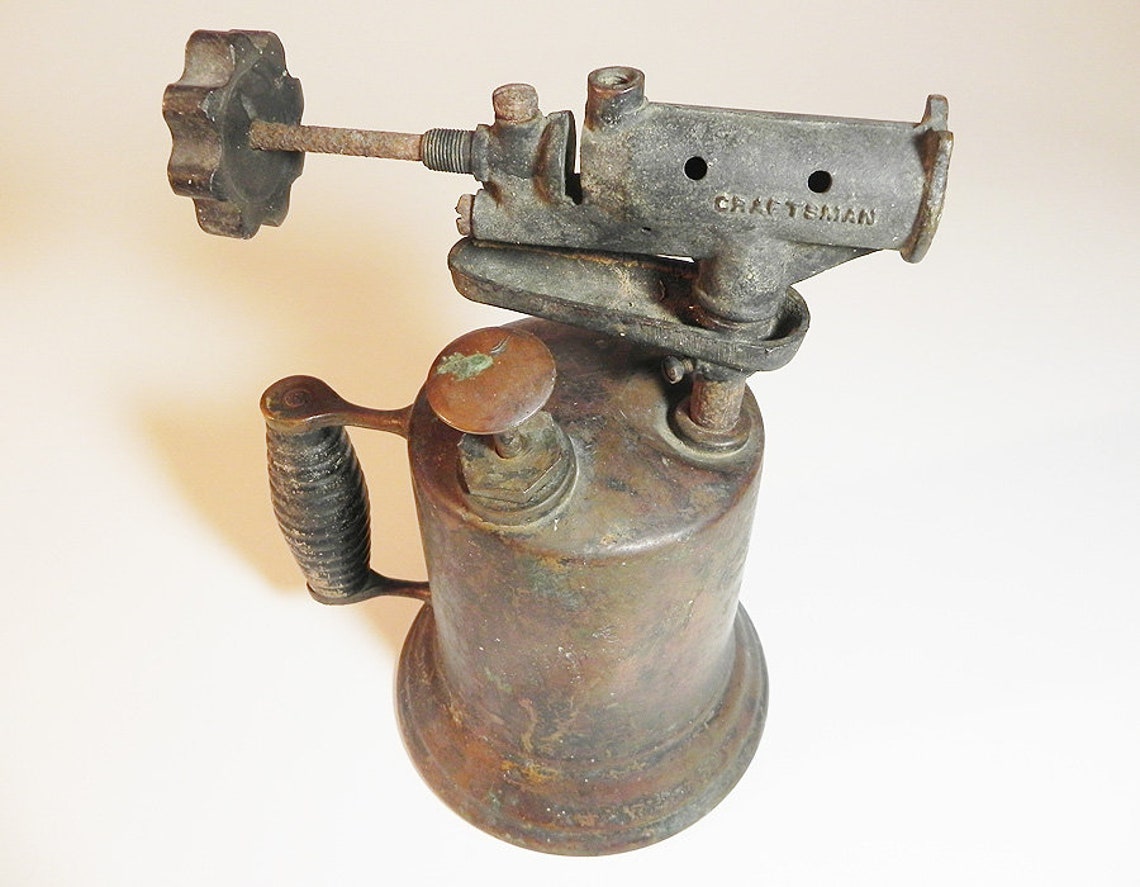 Vintage Brass Blow Torch - Etsy