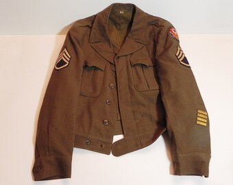 WW2 1944 Dated European Theater US Army Ike Jacket