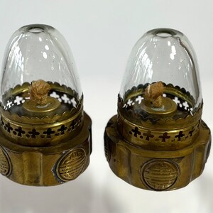 Vintage Oriental Oil Lamp Bronze Small Lamp Collectable Lamp 