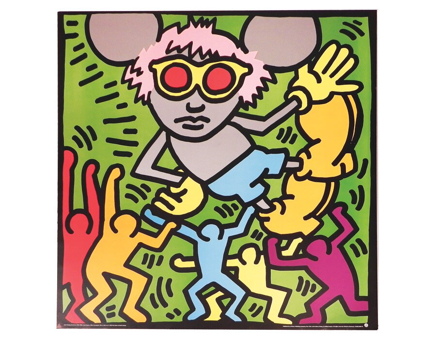 Poster Giclee Print Andy Mouse #4 Keith Haring
