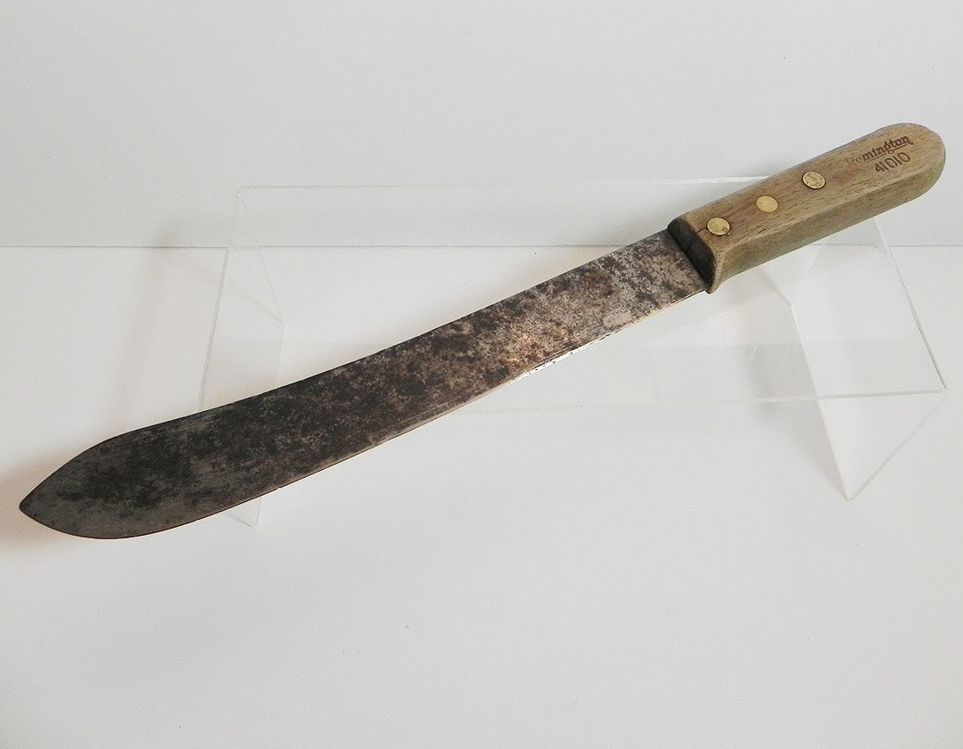 Vintage Remington 41010 Marked Butcher Knife Etsy