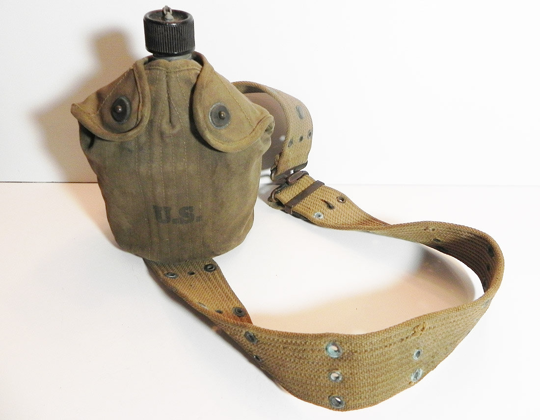 WW2 US Army Canteen and  Belt Etsy