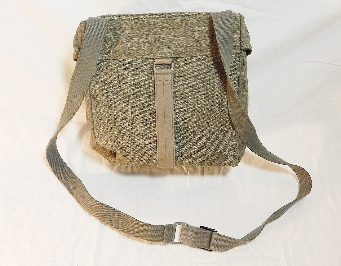 West German Military Bag / Pouch With Strap Etsy