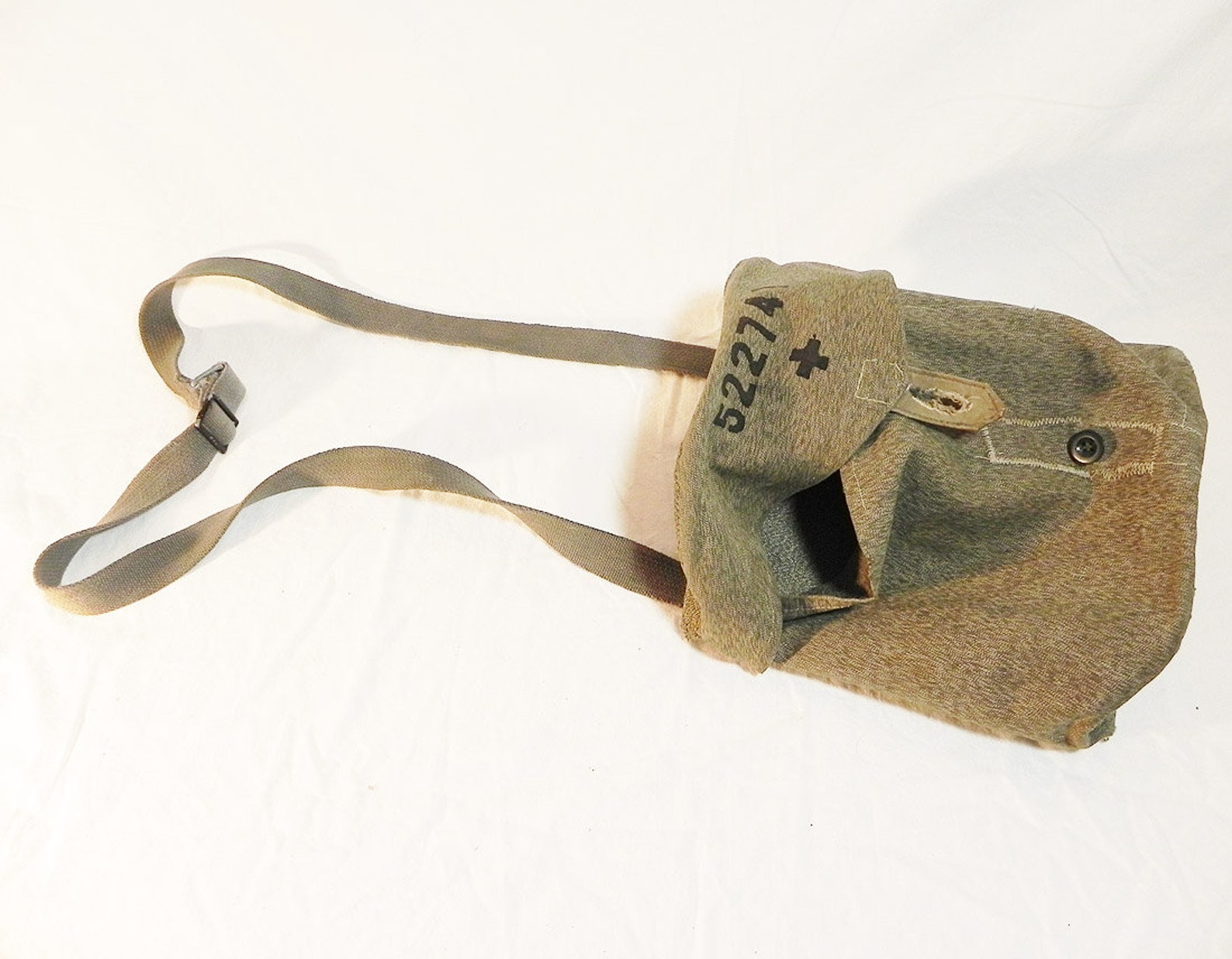 West German Military Bag / Pouch With Strap Etsy