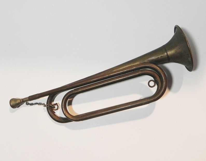 WW2 or Earlier US Army Military Bugle Etsy