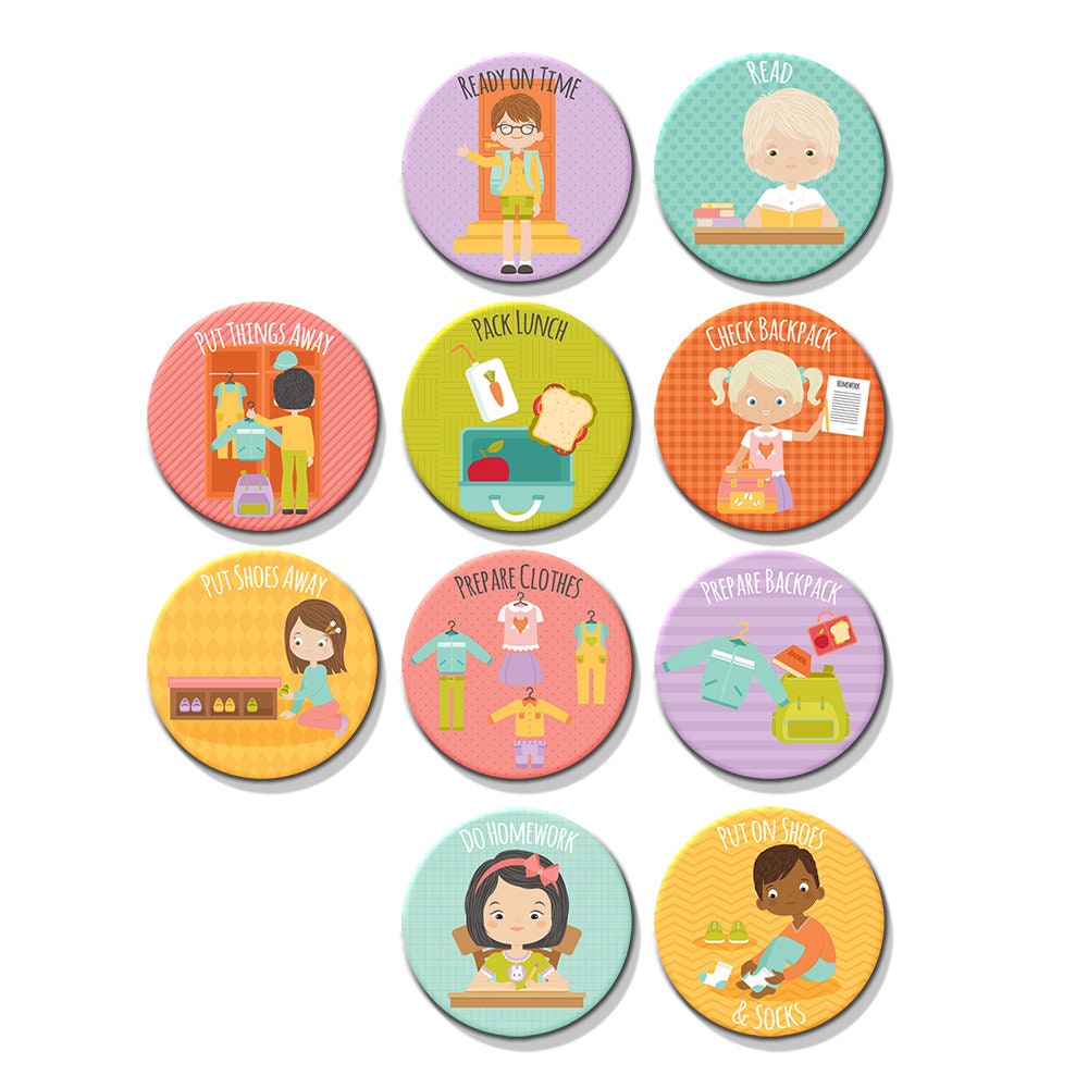 CHORE Chart for Toddlers & Kids CHOOSE ONE Etsy