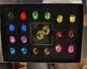 Joan Rivers Austauschbare Ohrringe, Signierter Vintage Schmuck