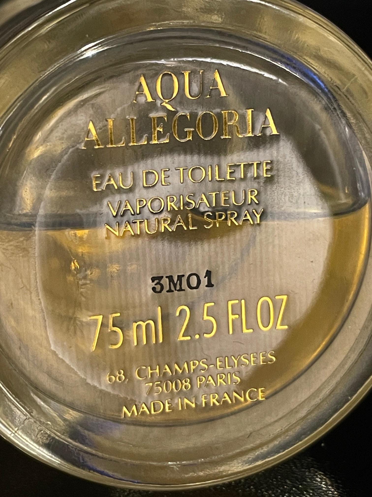 Vintage 2003 Guerlain Paris Aqua Allegoria Foliflora Perfume 60