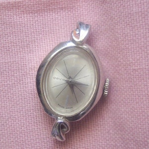 Orvin 17 Jewel Swiss Made Watch Face - Vintage Timepiece
