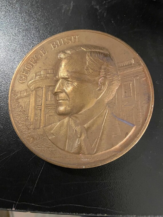 1989 George H W Bush Inaugural Bronze Medal 1989 - Etsy Ireland