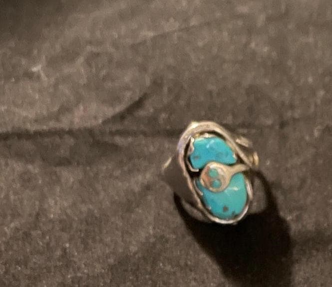 CHOICE of Effie Calavaza Zuni New Mexico Sterling Turquoise Snake
