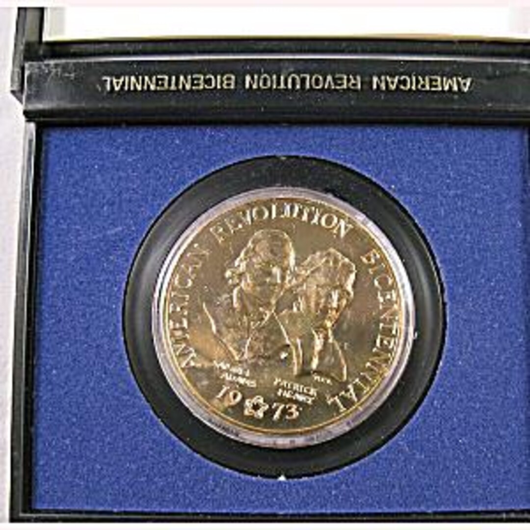 1975 American Revolution Bicentennial Samuel Adams Patrick Henry