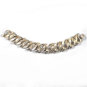 1960s Vintage Signed Lisner Florentine Links Bracelet