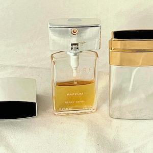 Vintage Refillable Chanel Allure Parfum Perfume Bottle Half Full