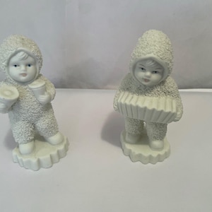 1990s Department 56 Snowbabies Musicians