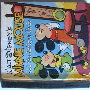 Livre pour enfants Minnie Mouse et la chaise ancienne Walt Disney