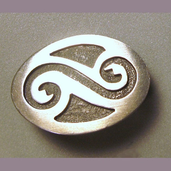 Southwest Native American Indian Sterling Pin