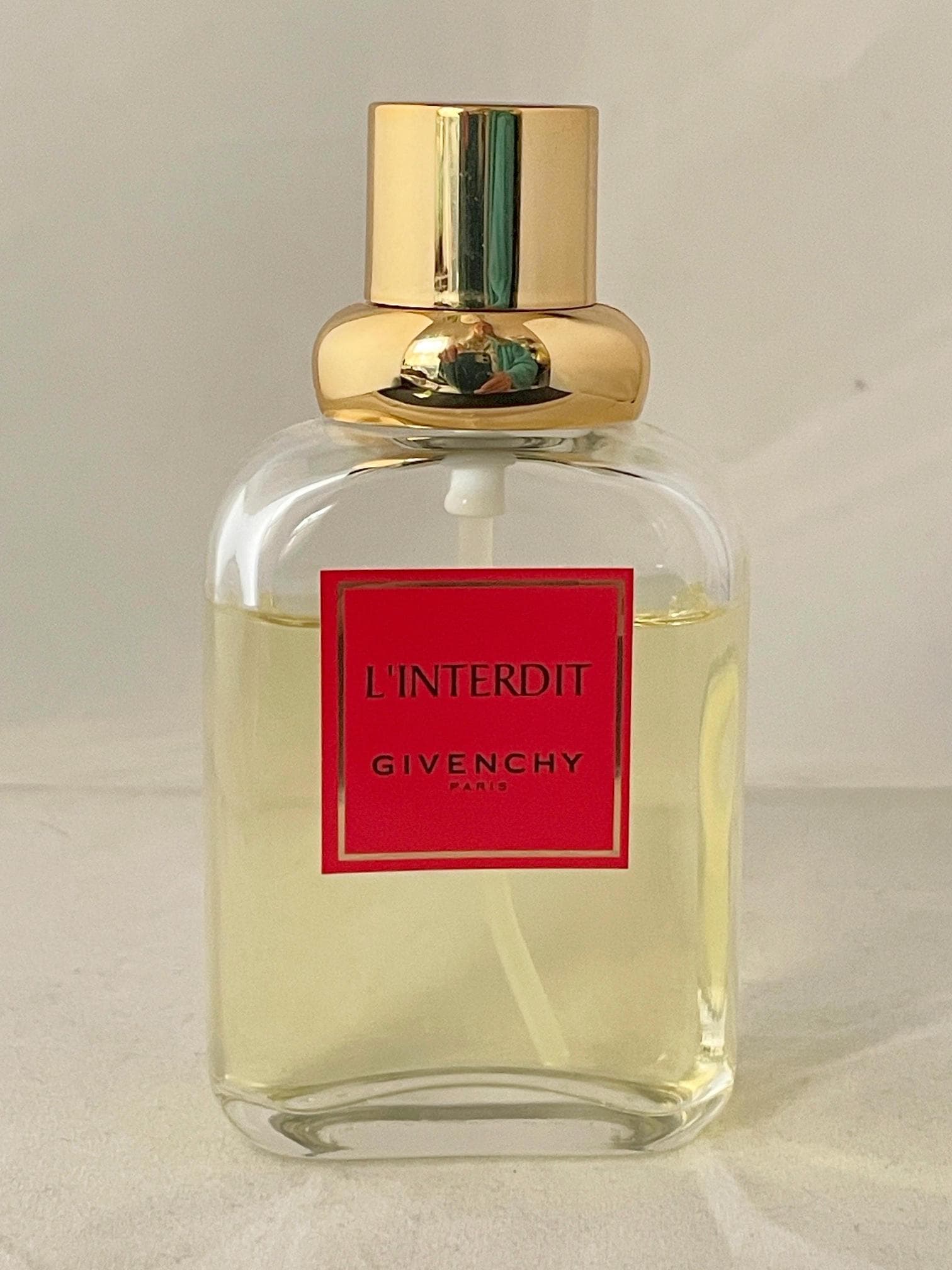 vintage Givenchy L'INTERDIT 1,7 oz/50 ml parfum 80 % plein, parfum français, parfums vintage pour elle