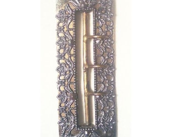 3 Zoll 1890-1910 Jugendstil Gürtelschnalle