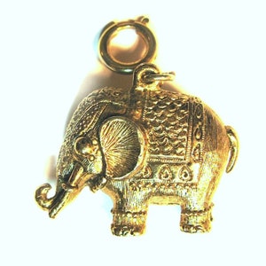 Pingente de elefante vintage