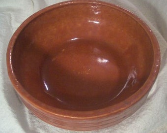 19th Century Primitive PA Redware Bowl 2