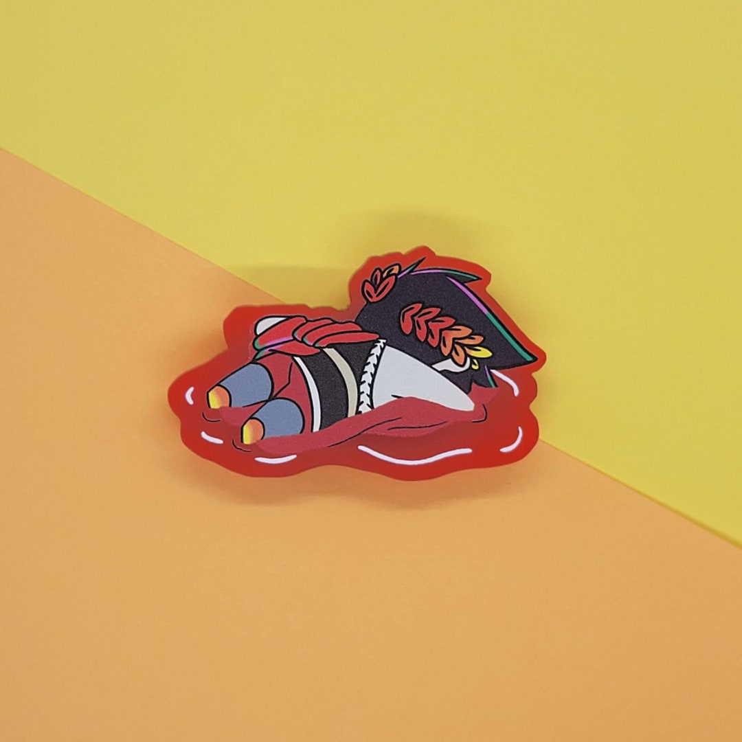 In the River Styx Zagreus Acrylic Pin [IN-STOCK]- HADES Fanart - Etsy UK